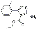 2-AMINO-4-O-TOLYL-THIOPHENE-3-CARBOXYLIC ACID ETHYL ESTER Struktur