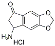 7-AMINO-6,7-DIHYDRO-5H-INDENO[5,6-D][1,3]DIOXOL-5-ONE HYDROCHLORIDE Struktur