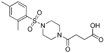 4-(4-[(2,4-DIMETHYLPHENYL)SULFONYL]PIPERAZIN-1-YL)-4-OXOBUTANOIC ACID Struktur