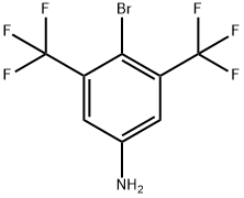 4-BROMO-3,5-BIS(TRIFLUOROMETHYL)ANILINE Structure