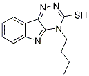 4-BUTYL-4H-[1,2,4]TRIAZINO[5,6-B]INDOLE-3-THIOL Struktur