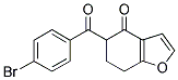 5-(4-BROMOBENZOYL)-6,7-DIHYDRO-1-BENZOFURAN-4(5H)-ONE Struktur