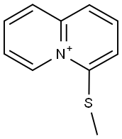 4-(METHYLSULFANYL)QUINOLIZINIUM Struktur