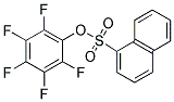 2,3,4,5,6-PENTAFLUOROPHENYL 1-NAPHTHALENESULFONATE Struktur