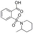 2-[(2-METHYLPIPERIDIN-1-YL)SULFONYL]BENZOIC ACID Struktur