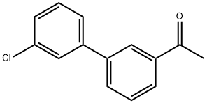 1-(3'-CHLORO-BIPHENYL-3-YL)-ETHANONE Struktur