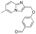 4-[(6-METHYLIMIDAZO[1,2-A]PYRIDIN-2-YL)METHOXY]BENZALDEHYDE Struktur