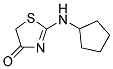 2-CYCLOPENTYLAMINO-THIAZOL-4-ONE Struktur