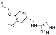 N-[4-(ALLYLOXY)-3-METHOXYBENZYL]-2H-TETRAZOL-5-AMINE Struktur