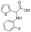 (2-FLUORO-PHENYLAMINO)-THIOPHEN-2-YL-ACETIC ACID Struktur