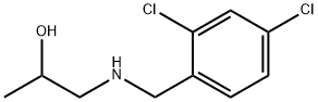 1-((2,4-DICHLOROBENZYL)AMINO)PROPAN-2-OL Struktur