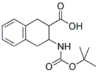 3-TERT-BUTOXYCARBONYLAMINO-1,2,3,4-TETRAHYDRO-NAPHTHALENE-2-CARBOXYLIC ACID Struktur