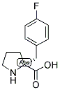 ALPHA-(4-FLUOROBENZYL)-(R)-PROLINE Struktur