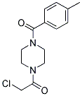 1-(CHLOROACETYL)-4-(4-METHYLBENZOYL)PIPERAZINE Struktur