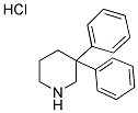 3,3-DIPHENYLPIPERIDINE HYDROCHLORIDE Struktur