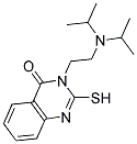 3-[2-(DIISOPROPYLAMINO)ETHYL]-2-MERCAPTOQUINAZOLIN-4(3H)-ONE Struktur