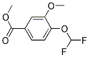 4-DIFLUOROMETHOXY-3-METHOXY-BENZOIC ACID METHYL ESTER Struktur