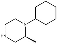 (R)-1-CYCLOHEXYL-2-METHYL-PIPERAZINE Struktur