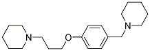 1-[4-(3-PIPERIDINOPROPOXY)BENZYL]PIPERIDINE Struktur
