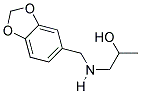 1-[(BENZO[1,3]DIOXOL-5-YLMETHYL)-AMINO]-PROPAN-2-OL Struktur