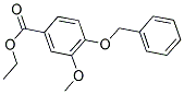 ETHYL 4-BENZYLOXY-3-METHOXYBENZOATE Struktur