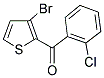 (3-BROMO-2-THIENYL)(2-CHLOROPHENYL)METHANONE Struktur