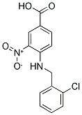 4-(2-CHLORO-BENZYLAMINO)-3-NITRO-BENZOIC ACID Struktur