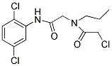 2-CHLORO-N-[2-[(2,5-DICHLOROPHENYL)AMINO]-2-OXOETHYL]-N-PROPYLACETAMIDE Struktur