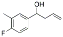 4-(4-FLUORO-3-METHYLPHENYL)-1-BUTEN-4-OL Struktur