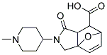 3-(1-METHYL-PIPERIDIN-4-YL)-4-OXO-10-OXA-3-AZA-TRICYCLO[5.2.1.0(1,5)]DEC-8-ENE-6-CARBOXYLIC ACID Struktur