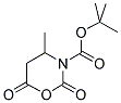 4-METHYL-2,6-DIOXO-[1,3]OXAZINANE-3-CARBOXYLIC ACID TERT-BUTYL ESTER Struktur