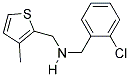 1-(2-CHLOROPHENYL)-N-[(3-METHYLTHIEN-2-YL)METHYL]METHANAMINE Struktur