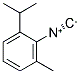 2-METHYL-6-ISOPROPYLPHENYLISOCYANIDE Struktur