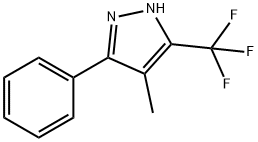 4-METHYL-5-PHENYL-3-TRIFLUOROMETHYL-1H-PYRAZOLE Struktur