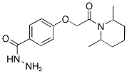 4-[2-(2,6-DIMETHYL-PIPERIDIN-1-YL)-2-OXO-ETHOXY]-BENZOIC ACID HYDRAZIDE Struktur