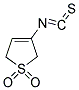 3-ISOTHIOCYANATO-2,5-DIHYDRO-THIOPHENE 1,1-DIOXIDE Struktur