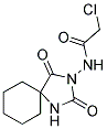 2-CHLORO-N-(2,4-DIOXO-1,3-DIAZA-SPIRO[4.5]DEC-3-YL)-ACETAMIDE Struktur