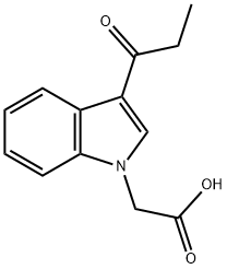 (3-PROPIONYL-INDOL-1-YL)-ACETIC ACID Struktur