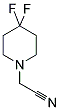 (4,4-DIFLUOROPIPERIDIN-YL)ACETONITRILE Struktur