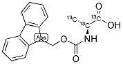 FMOC-ALA-OH-13C3 Struktur