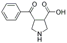 4-BENZOYL-PYRROLIDINE-3-CARBOXYLIC ACID Struktur