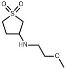 (1,1-DIOXO-TETRAHYDROTHIOPHEN-3-YL)-(2-METHOXY-ETHYL)-AMINE Struktur