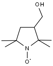 3-HYDROXYMETHYL-(1-OXY-2,2,5,5-TETRAMETHYLPYRROLIDINE) Struktur