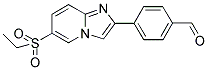 4-[6-(ETHYLSULFONYL)IMIDAZO[1,2-A]PYRIDIN-2-YL]BENZALDEHYDE Struktur