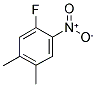 1-FLUORO-4,5-DIMETHYL-2-NITROBENZENE Struktur