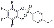 2,3,4,5,6-PENTAFLUOROPHENYL 4-ETHYLBENZENESULFONATE Struktur