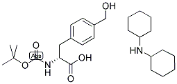 BOC-4-HYDROXYMETHYL-D-PHENYLALANINE DCHA Struktur