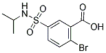 2-BROMO-5-[(ISOPROPYLAMINO)SULFONYL]BENZOIC ACID Struktur