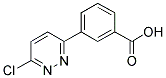 3-(6-CHLOROPYRIDAZIN-3-YL)BENZOIC ACID Struktur