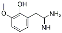 2-(2-HYDROXY-3-METHOXY-PHENYL)-ACETAMIDINE Struktur